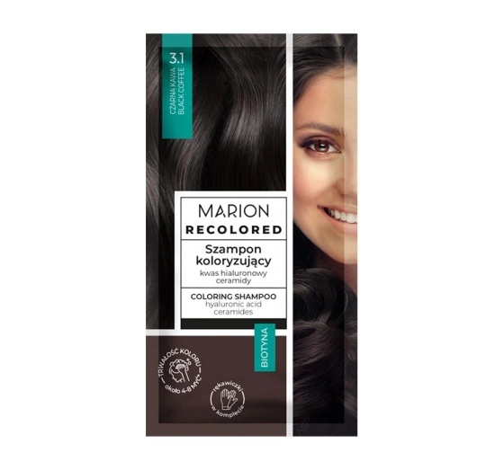 MARION RECOLORED SZAMPON KOLORYZUJĄCY 3.1 CZARNA KAWA 35ML