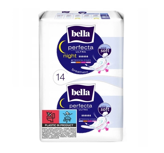 Bella Perfecta Ultra Night Blue podpaski higieniczne ze skrzydełkami 14 sztuk