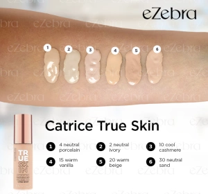 CATRICE TRUE SKIN PODKŁAD NAWILŻAJĄCY 010 COOL CASHMERE 30ML