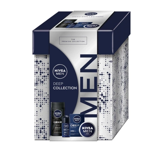 NIVEA MEN zestaw kosmetyków woda po goleniu + krem + antyperspirant roll-on + żel pod prysznic