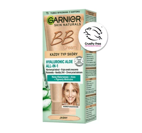 Garnier Skin Naturals Hyaluronic Aloe all-in-1 nawilżający krem BB Light 50ml