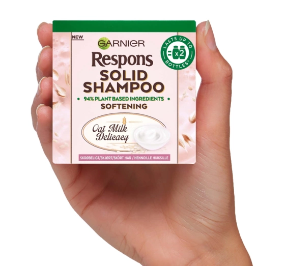 Garnier Respons szampon w kostce Oat Milk Delicacy 60 g
