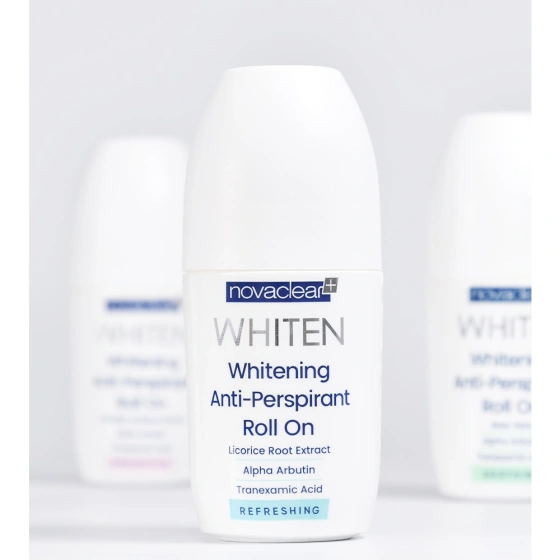 Novaclear Whiten Refreshing odświeżający antyperspirant w kulce 50 ml