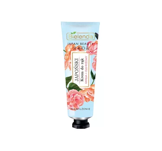 Bielenda Japan Beauty japoński krem do rąk Kamelia i olej ryżowy nawilżenie 50ml