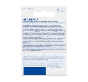 NIVEA pielęgnująca pomadka do ust SPF15 Med Repair 4,8g