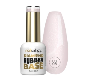 Clavier Nailsology Diamond Rubber Base baza hybrydowa DB08 Pearly Bride 8 ml