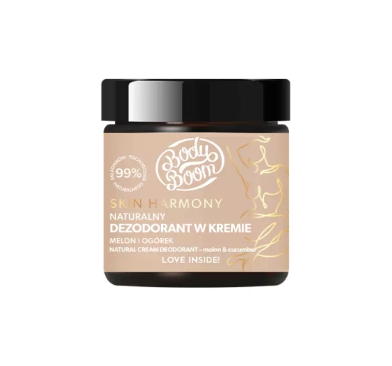 BodyBoom Skin Harmony naturalny dezodorant w kremie Melon i Ogórek 75g
