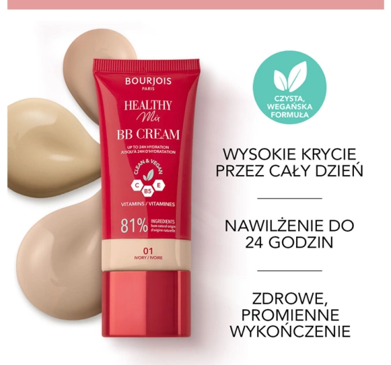 Bourjois Healthy Mix Clean krem BB 02 Vanilla 30ml