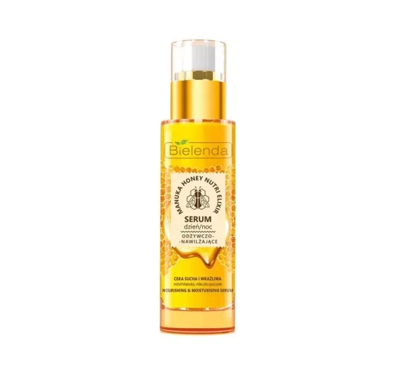 Bielenda Manuka Honey Nutri Elixir serum do twarzy na dzień i na noc 30g