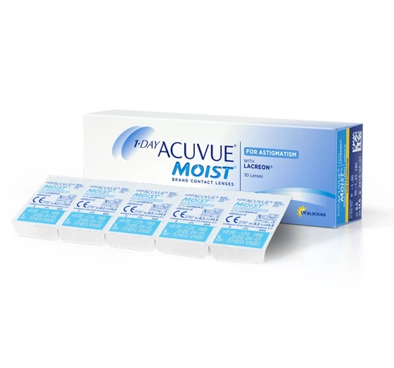 1-DAY ACUVUE® MOIST for ASTIGMATISM soczewki kontaktowe 30 sztuk / 8.5 / -7.00 / -1.75 / 10