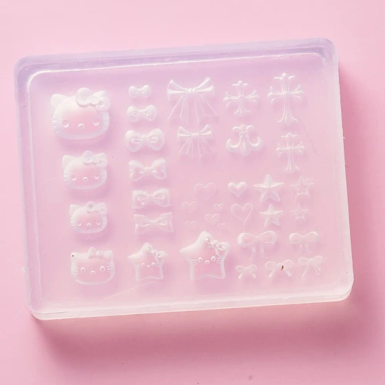Clavier 3D Nail Art Forms silikonowe formy do ozdób 04
