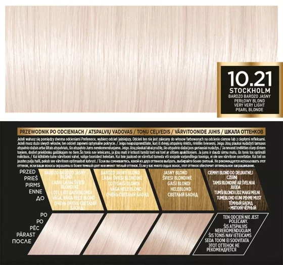 LOREAL RECITAL PREFERENCE FARBA DO WŁOSÓW Z2 10.21