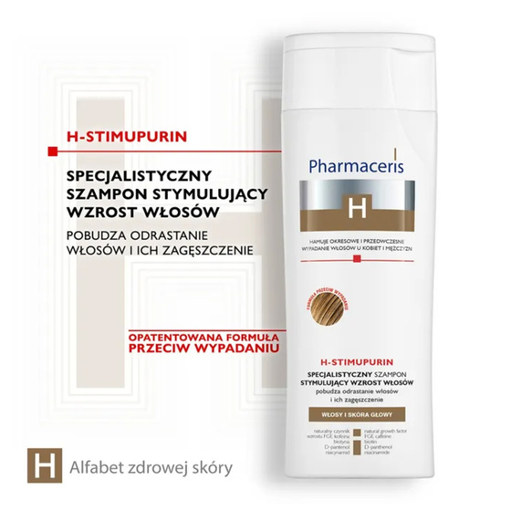 Pharmaceris H Stimupurin specjalistyczny szampon stymulujący wzrost włosów 250 ml