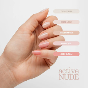 Claresa Active Nude klasyczny lakier do paznokci Glossy Kiss 9,5 ml