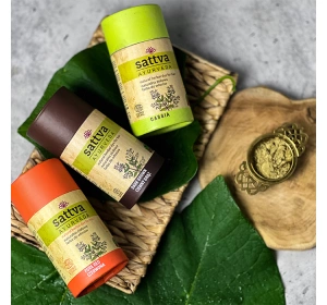 Sattva Ayurveda henna naturalna ziołowa farba do włosów Jasny Brąz 150g