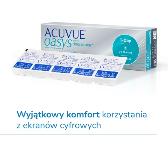 ACUVUE® OASYS 1-Day soczewki kontaktowe 30 sztuk -2.00 / 8.5