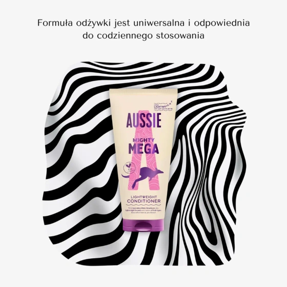 Aussie Mighty Mega nawilżająca odżywka do włosów 200 ml