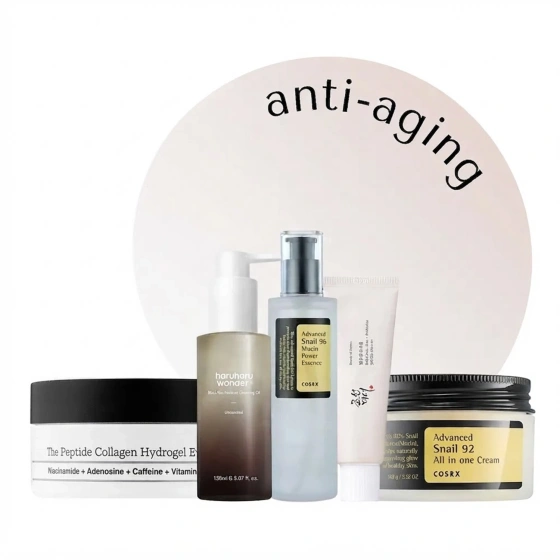 eZebra K-Beauty Set Anti-aging zestaw koreańskich kosmetyków przeciwstarzeniowych