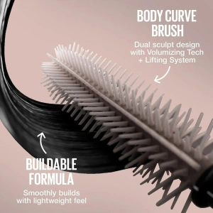 Maybelline Lash Sensational Body wodoodporny tusz do rzęs dodający objętości Waterproof Black 9,75 ml
