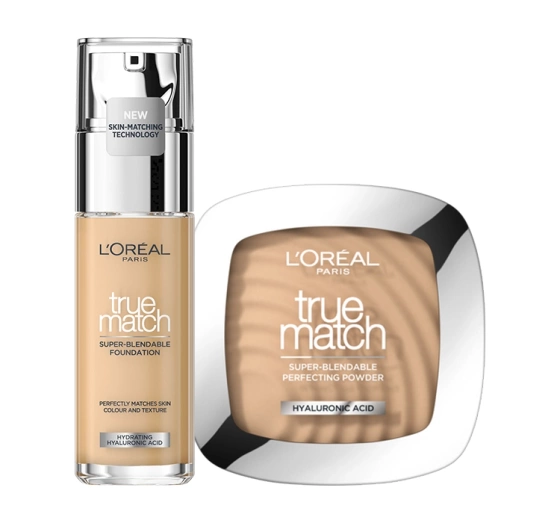 LOREAL TRUE MATCH ZESTAW PODKŁAD + PUDER