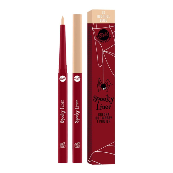 Bell Halloween Spooky Liner wielozadaniowa kredka do twarzy i powiek 02 Boo-tiful Beige 0,24 g