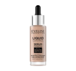 Eveline Cosmetics Liquid Control HD podkład do twarzy 025 Light Rose 32 ml