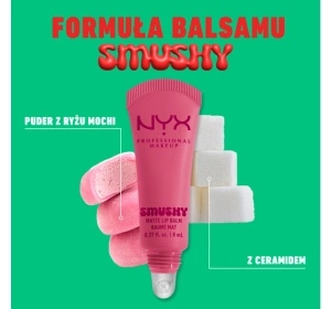 NYX Professional Makeup Smushy balsam do ust o matowym wykończeniu 02 Swipe Sesh 8 ml