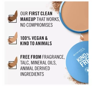 Rimmel Kind & Free puder do twarzy 20 Light 10g
