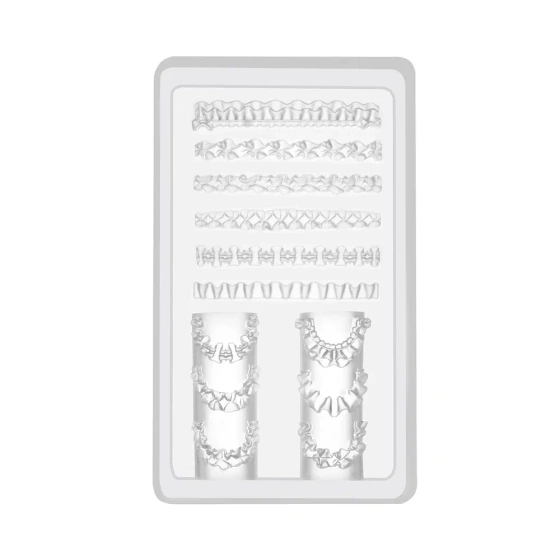 Clavier 3D Nail Art Forms silikonowe formy do ozdób 07