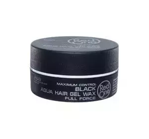 RED ONE MAXIMUM CONTROL BLACK AQUA HAIR GEL WAX FULL FORCE WOSK DO STYLIZACJI WŁOSÓW 150ML