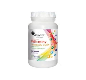 Aliness witaminy i minerały 100% 120 tabletek