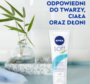 NIVEA Soft krem intensywnie nawilżający do twarzy, ciała i dłoni 75ml