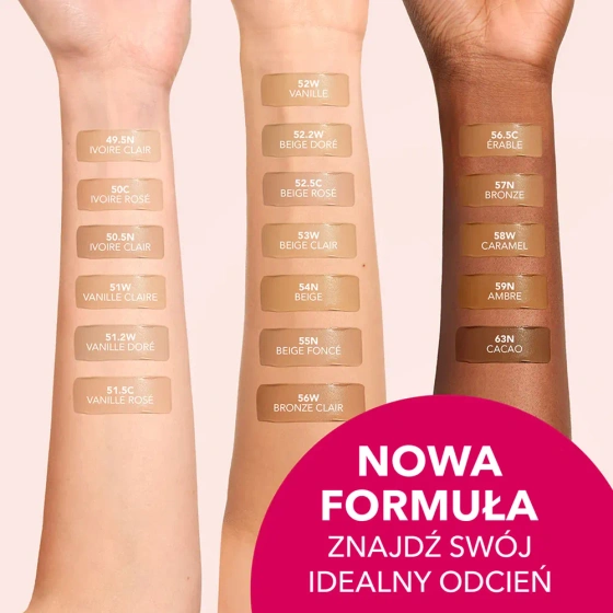 Bourjois Healthy Mix podkład niwelujący oznaki zmęczenia z kompleksem witamin i minerałów 53W Light Beige 30 ml
