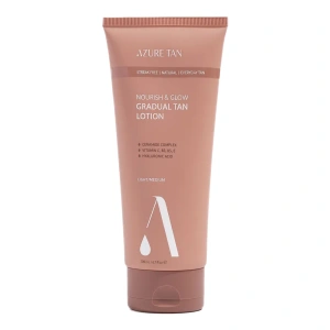 Azure Tan Nourish & Glow Gradual Tan Lotion Light to Medium stopniowo opalający balsam do ciała 200 ml