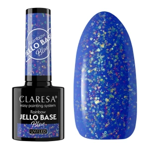 Claresa Rainbow Jello Base baza hybrydowa do paznokci Blue 5 g