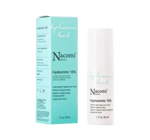 Nacomi Next Level Hyaluronic Bomb kwas hialuronowy 10% serum do twarzy 30 ml