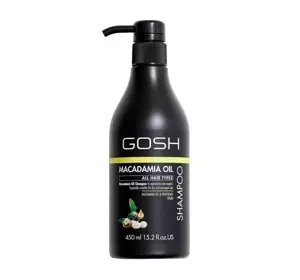 Gosh Macadamia Oil wegański szampon do włosów suchych 450 ml