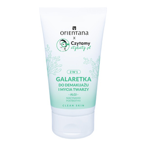 Orientana x Czytamy Etykiety.pl galaretka do demakijażu i mycia twarzy 2w1 125 ml