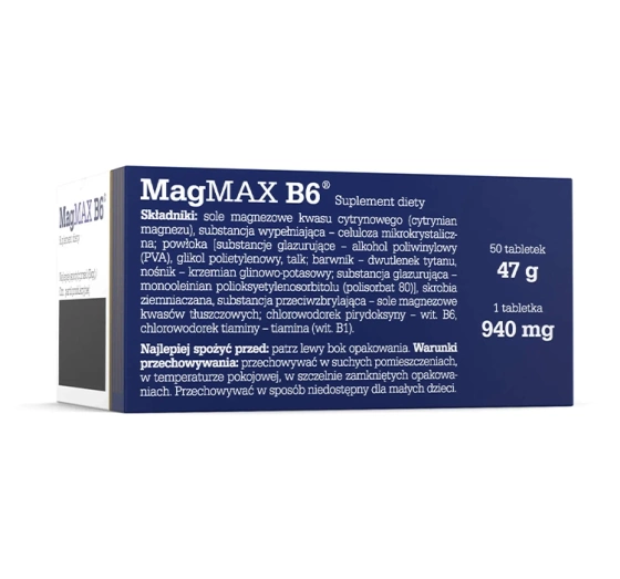 Olimp MagMax B6 suplement diety 50 tabletek
