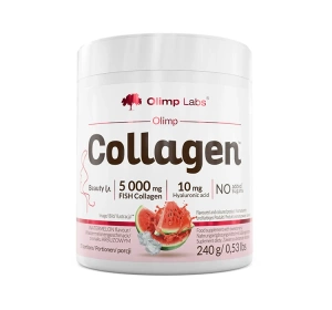 Olimp Collagen suplement diety rybi kolagen do picia w proszku smak arbuzowy 240 g