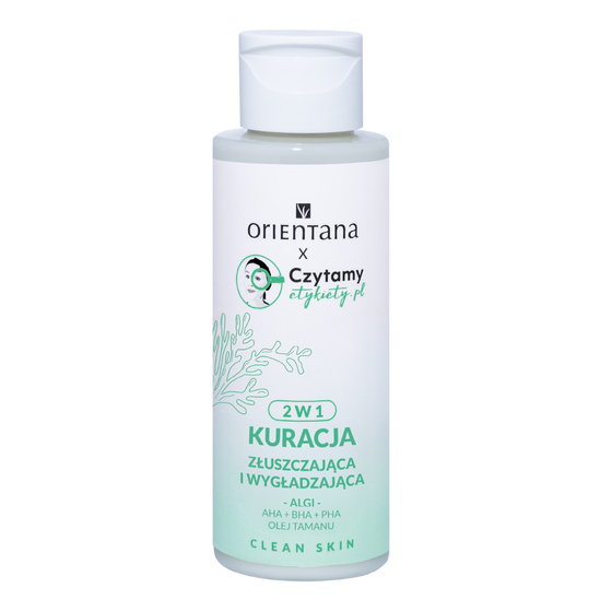 Orientana x Czytamy Etykiety.pl kuracja złuszczająca i wygładzająca 2w1 100 ml