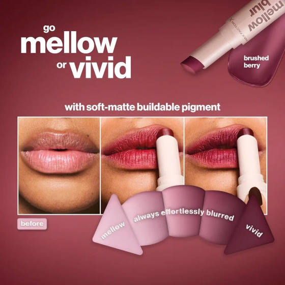 Max Factor 2000 Calorie Mellow Blur Lipstick matowa pomadka do ust w sztyfcie 20 Raspberry Rush 3,5 g