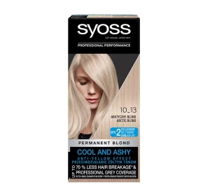 Syoss Permanent Color trwała farba do włosów 10_13 Arktyczny Blond