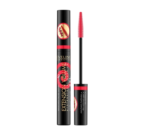 Eveline Extension Volume False Definition 4D tusz do rzęs z efektem sztucznych rzęs XXL Black 10ml