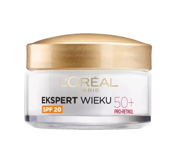 LOREAL EKSPERT WIEKU PRZECIWZMARSZCZKOWY KREM LIFTINGUJĄCY SPF20 50+ 50ML