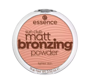 ESSENCE SUN CLUB WEGAŃSKI MATOWY PUDER BRĄZUJĄCY LIGHTER SKIN 15G