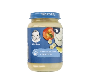 Gerber deserek po 6 miesiącu Owocowy krem z jogurtem 190g