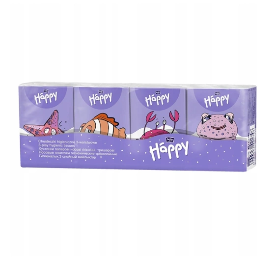 Bella Baby Happy mini chusteczki higieniczne dla dzieci 8 x 9 sztuk