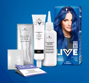 SCHWARZKOPF LIVE ULTRA BRIGHTS OR PASTEL PÓŁTRWAŁA FARBA DO WŁOSÓW 095 ELEKTRYCZNY BŁĘKIT