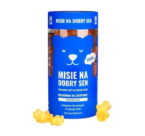 Noble Health Misie na dobry sen suplement diety dla dorosłych  w postaci żelków 60 misiów 300 g 
